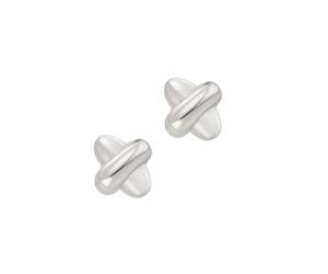 Paar Ohrstecker S.OLIVER "Knots", silber (edelstahlfarben), Ohrringe, Damen, Edelstahl (45167110-0) edelstahlfarben