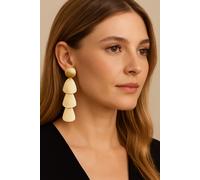 Paar Ohrstecker "Senta", Damen, Gr. Messing, gold (golden), COLLEZIONE ALESSANDRO, Ohrringe (92945106-0) golden