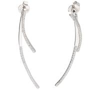 Paar Ohrstecker SMART JEWEL "zweiteilig mit Zirkonia, Silber 925", silber, Ohrringe, Damen, Silber 925 (Sterlingsilber) (49547056-0) silber