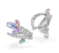 Paar Ohrstecker SWAROVSKI "Schmuck Geschenk 2026 CAPSULE Ohrringe", bunt (metallfarben, kristallweiß, blau, grün, pink, lila, kristallweiß, blau, grün, pink, lila), Ohrringe, Damen, Metall, mit Swarov