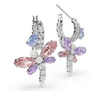 Paar Ohrstecker SWAROVSKI "Schmuck Geschenk 2026 CAPSULE Ohrringe Libelle", metallfarben, kristallweiß, pink, lila, blau, weiß, kristallweiß, pink, lila, blau, Ohrringe, Damen, Metall Perlen, Metall,