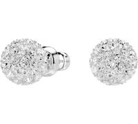 Paar Ohrstecker SWAROVSKI "Schmuck Geschenk Dextera Ohrringe", silber (metallfarben, kristallweiß, kristallweiß), Ohrringe, Damen, 6,4mm, Metall, mit Swarovski Kristall (96525448-0) metallfarben, kris