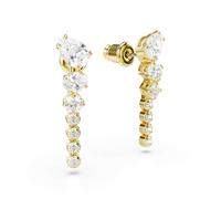 Paar Ohrstecker SWAROVSKI "Schmuck Geschenk MESMERA Ohrringe", gelbgoldfarben, metallfarben, kristallweiß, kristallweiß, Ohrringe, Damen, Metall, mit Swarovski Kristall (57794820-0) gelbgoldfarben, me
