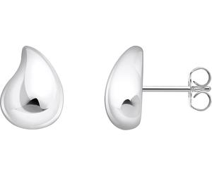 Paar Ohrstecker THOMAS SABO "Bold Elegance organische Tropfenform", silber (silberfarben), Ohrringe, Damen, Silber 925 (recycelt) (93405506-0) silberfarben