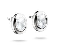 Paar Ohrstecker THOMAS SABO "Ohrringe mit Zirkoniastein", silber (silberfarben, kristallweiß, kristallweiß), Ohrringe, Damen, Silber 925 (recycelt), mit Zirkonia (synth.) (61483958-0) silberfarben, kr