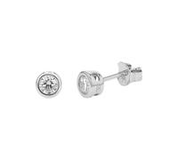 Paar Ohrstecker TOM TAILOR "Schmuck Geschenk Silber 925 Solitär", silberfarben, kristallweiß, kristallweiß, Ohrringe, Damen, Silber 925 (Sterlingsilber), mit Zirkonia (synth.) (37596547-0) silberfarbe