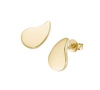 Giorgio Martello Milano Ohrstecker Tropfenform, Silber 925 Gold
