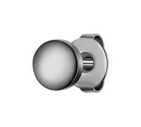Paar Ohrstecker TRUE REBELS "TR326", grau (gunmetal), Ohrringe, Herren, 5,9, Edelstahl (37309747-0) gunmetal