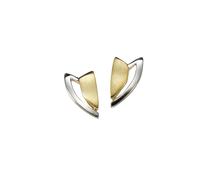 Paar Ohrstecker VIVANCE "333 Gelbgold zweifarbig", bunt (mehrfarbig), Ohrringe, Damen, one-size, Gold (56694261-0) mehrfarbig