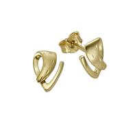 Paar Ohrstecker VIVANCE "333 Gold diamantiert", gelb, Ohrringe, Damen, one-size, Gold, Ohrstecker (68586760-0) gelb