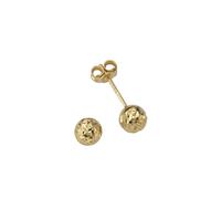 Paar Ohrstecker VIVANCE "375 Gold 4mm Durchmesser", gelb, Ohrringe, Damen, one-size, Gold (61501222-0) gelb