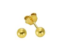 Paar Ohrstecker VIVANCE "585 Gold Kugel 4mm", gelb, Ohrringe, Damen, one-size, Gold, Ohrstecker (39265219-0) gelb