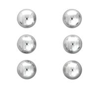 Paar Ohrstecker VIVANCE "925/ Silber 3 Paar 4mm", weiß, Ohrringe, Damen, one-size, Silber 925 (Sterlingsilber) (46606813-0) weiß