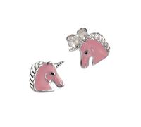 Paar Ohrstecker VIVANCE "925/- Sterling Silber Einhorn", pink, Ohrringe, Mädchen, one-size, Silber 925 (Sterlingsilber) (77686439-0) pink