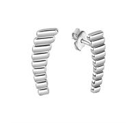 Paar Ohrstecker VIVANCE "925/- Sterling Silber rhodiniert", weiß, Ohrringe, Damen, one-size, Silber 925 (Sterlingsilber) (86570944-0) weiß