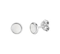 Paar Ohrstecker VIVANCE "925-Sterling Silber rhodiniert", weiß, Ohrringe, Damen, one-size, Silber 925 (Sterlingsilber) (32758143-0) weiß