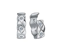 Paar Ohrstecker VIVANCE "925-Sterling Silber rhodiniert Zirkonia", weiß (weiß, weiß), Ohrringe, Damen, one-size, Silber 925 (Sterlingsilber) (71616469-0) weiß, weiß