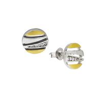 Paar Ohrstecker VIVANCE, bunt (mehrfarbig, weiß), Ohrringe, Damen, one-size, Silber 925 (Sterlingsilber) (88585747-0) mehrfarbig, weiß