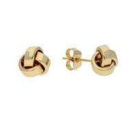 Paar Ohrstecker VIVANCE "classic style", gelb (gelbgold 375), Ohrringe, Damen, Gelbgold 375 (10689230-0) gelbgold 375