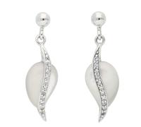 Paar Ohrstecker VIVANCE "Perlmutt", silber (silber 925), Ohrringe, Damen, Silber 925 (Sterlingsilber) (25420907-0) silber 925