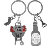 Sheepworld Paar-Schlüsselanhänger Motiv Grillen