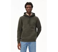 ARMEDANGELS PAARLO FLEECE HOODIE - Männer Regular Fit Sweathoodie - oliv XXL forest pine