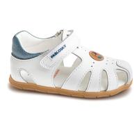 Pablosky Jungen Unisex Kinder Zig 051802 Sandalen, weiß, 19 EU Weit