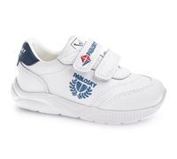 Pablosky Unisex-Sportschuhe aus Leder mit Klettverschluss, weiß, 22 EU