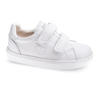 Pablosky Unisex-Sportschuhe aus Leder mit Klettverschluss, weiß, 37 EU