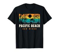 Pacific Beach San Diego, Retrodesign, Pazifikstrand, Kalifornien T-Shirt