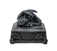Pacific Giftware Schmuckkästchen, keltischer Drache, mythischer geflügelter Wächter, dekorativer Schmuckhalter, mittelalterliches Alchemie-Design, perfekt für Dungeons & Dragons, Sammlerstücke, 12,7