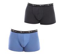 Pack-2 Boxershorts Baumwolle Streech atmungsaktives Gewebe D6596 Männer XL