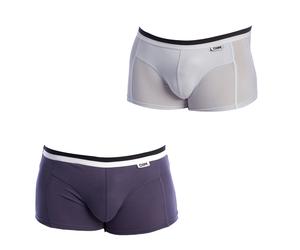 Pack-2 Boxershorts DIM Basic Atmungsaktives Gewebe D05H2 für Herren M