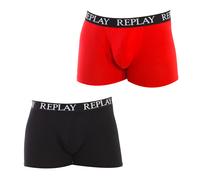 Replay 2er-Set: Boxershorts in Rot - 50% | Größe M | Herren Waesche