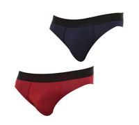 Pack-2 Empfindliche Bambus Slips A0C7L Herren L