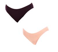 Pack-2 Höschen Body Mouv niedrige Taille D05DW Frau S