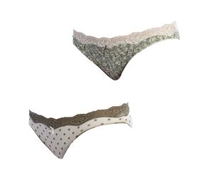 Pack-2 Mini Coquettes Baumwollhöschen 1031500 für Damen L