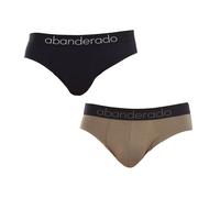 Abanderado Herren Sensitive Shorts, Schwarz/Khaki, L (2er Pack)