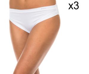 Pack-3 Höschen mit mittlerer Taille und Innenfutter 1031184 Frauen S