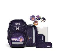 ergobag Pack Set ergonomischer Schulranzen flexibel 6-teilig Set 1. Klasse Grundschule für Mädchen und Jungen