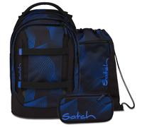 pack Set aus pack + Sportbeutel + Schlamperbox 26 PakTubBsc-25-blau