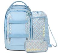 pack Set aus pack + Sportbeutel + Schlamperbox 26 PakTubBsc-25-blau