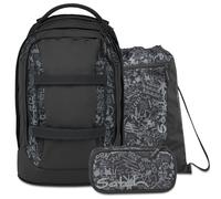 pack Set aus pack + Sportbeutel + Schlamperbox 26 PakTubBsc-25-schwarz