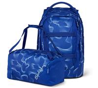 pack Set aus pack + Sporttasche PakDuf-25-blau