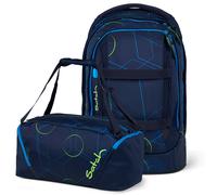 pack Set aus pack + Sporttasche PakDuf-25-blau