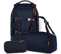 pack Set aus pack + Sporttasche + Schlamperbox 26 PakDufBsc-25-blau