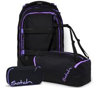 pack Set aus pack + Sporttasche + Schlamperbox PakDufBsc-25-schwarz