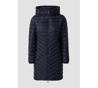 Packbarer leichter Mantel mit Zwei-Wege-Reißverschluss und abnehmbarer Kapuze 34 blau 2170653.5959.34