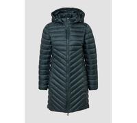 Packbarer leichter Mantel mit Zwei-Wege-Reißverschluss und abnehmbarer Kapuze 36 Blau 2166578.6933.36