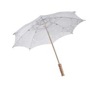 PACKOVE 10stücke Lace Umbrella Aus Baumwolle Für Hochzeiten Handgefertigte Dekoration Mit Durchmesser Für Fotografie Und Veranstaltungen Nicht Regendicht Weißes Design
